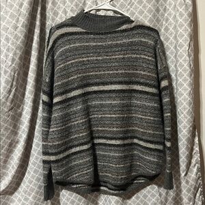 American Eagle Outfitters Charcoal Knit Sweater